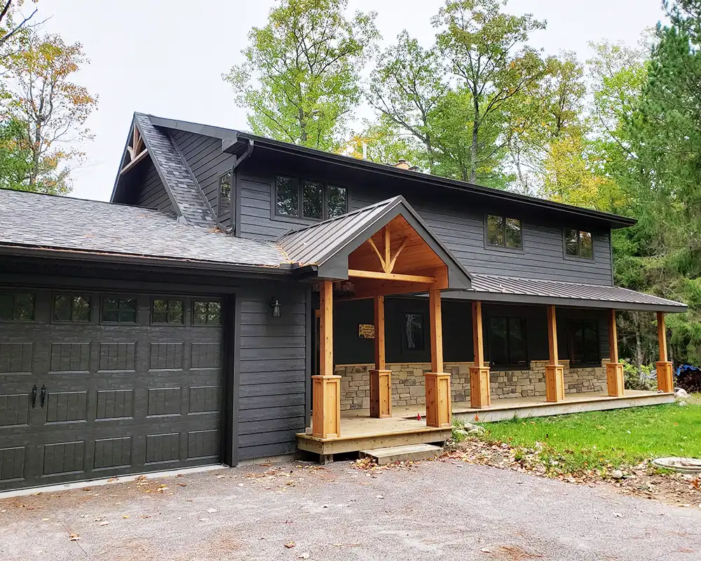 Custom Timber Home in Northwoods