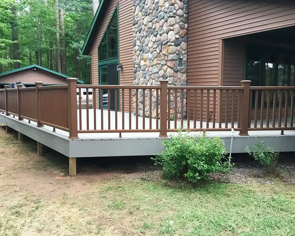 Custom Timber Outdoor Deck and Garage Outbuilding